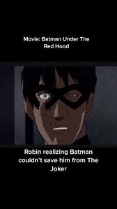 The look Robin had realizing it was the end with batman so close to finding  him always hits hard! Under the Red Hood is a 10/10 #fyp #batman  #undertheredhood #thejoker #robin #dc #dccomics #foryou ...
