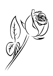 Single Rose Coloring Pages In 2020 Rose Coloring Pages Flower Coloring Pages Printable Flower Coloring Pages