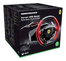 7/10 replica of the ferrari 458 spider racing wheel. Amazon Com Thrustmaster Ferrari 458 Spider Racing Wheel For Xbox One Everything Else
