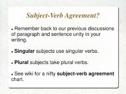 Ppt Subject Verb Agreement Powerpoint Presentation Free