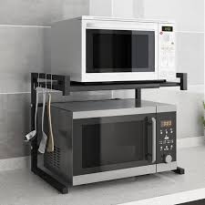 tempsa etagere cuisine meuble support etagere micro ondes four de rangement avec 3 crochets n microwave shelf microwave oven shelf kitchen shelves organization