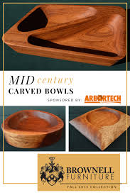 midcentury modern carved wood bowls using arbortech power carving tools burmese teak bubinga and niangon to l wood bowls carving small wood projects carving