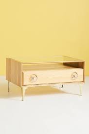 5% coupon applied at checkout. Carraway Light Oak Glass 1 Drawer Coffee Table