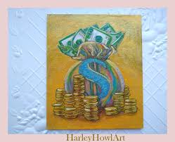 Maybe you would like to learn more about one of these? Money Painting Original Art Money Bag Artwork Pop Art Etsy Abstract Canvas Painting Original Art Pop Art