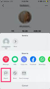 How To Report An Account In Tik Tok