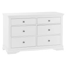 White dresser and chest bedroom styles. Kirkstone White 6 Drawer Chest Fully Assembled Free Delivery