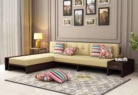 It has set up 12 experience stores across india in different cities like pune. Buy Cortez L Shaped Wooden Sofa Walnut Finish Online In India Wooden Street