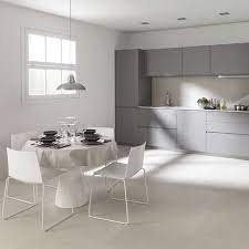 Light grey matt kitchen floor tiles. Metropolitan Light Grey 800x800mm Matt Porcelain Floor Tile 19 98 M