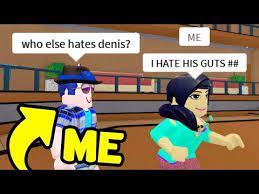 Pretending To Be A Denis Hater In Roblox Youtube Roblox What Is Roblox Roblox Shirt