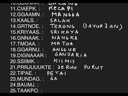 Inilah mencari 5 kata pada huruf acak dalam bahasa inggris. Asah Otak Susun Kata Menjadi Nama2 Buah Nombor 1 Bonus Youtube