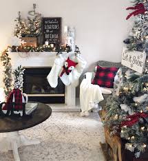 Red White And Black Christmas Simple Christmas Decor Christmas Fireplace Christmas Decorations Living Room