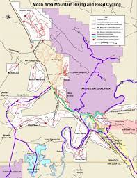 Moab Trail Map Pdf Map Of Moab Mountain Bike Trails Rim Tours