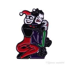 Klik op een afbeelding voor een vergroting. 2021 Joker And Harley Quinn Enamel Pin Mad Love Brooch Dc Comics Fans Gift Funny Shirts Jacket Decor From Simida265 1 81 Dhgate Com
