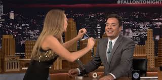 But i am not do it before actually, so you'd better try and about tools, i saw one of my friends showed in the networking that photoshop can joint several pics together to become a gif. The Tonight Show Starring Jimmy Fallon Thanks For The Awesome Fan Gif Of The Week