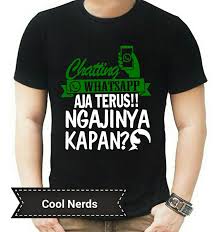 Ada rahasianya lho biar foto kamu keren. Jual Kaos Dakwah Islami Pria Keren Kaos Chating Whatsapp Ajah Terus Kapan Ngajinya T Shirt Baju Pria Keren Kualitas Distro Cool Nerds Di Lapak Cool Nerds Bukalapak