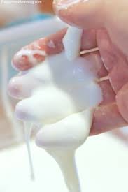 How to make slime without glue or borax with household items. How To Make Slime Without Glue Or Borax Kid Safe Slime