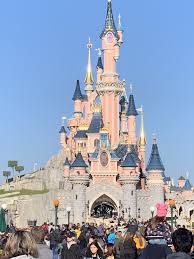 Castelo De Aurora Bela Adormecida Disneyland Paris Castle Taj Mahal Building