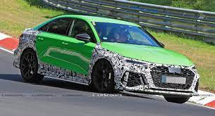 2022 audi rs3 sportback and rs3 sedan teasers. The 2021 Audi Rs3 Sedan Shows More Skin Looks Tasty In Lambo Green Carscoops