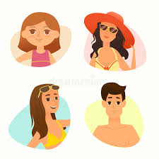 3d character of a young cartoon guy with headphones listening to music floating in the air. Cartoon Characters Of Young People Stock Vector Illustration Of Design Landscape 76136601