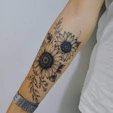 135 Sunflower Tattoo Ideas Best Rated Designs In 2021 Tattoos Tattoo Fonts Sunflower Tattoo Ideas