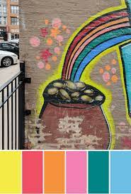 Color Inspiration Unexpected Rainbows Color Palette Bright Color Inspiration Color Harmony
