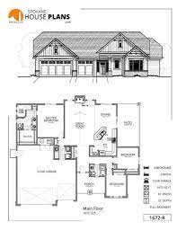 1672 R House Plans Basement House Plans House Blueprints