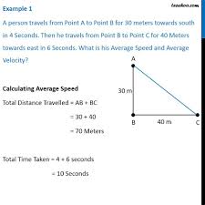 Remember is distance traveled in a certain direction. How To Find Average Velocity With Examples Teachoo Concepts