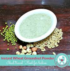 Groundnut Wheat Porridge Powder Recipe Recipe Baby Food Recipes Food Powder Recipe