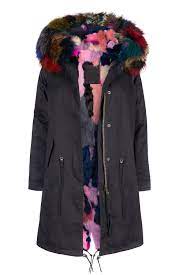 Black Absolutely Fabulous Darling Parka Jane And Tash Bespoke Parkas Jane Tash Bespoke Parka Faux Fur Parka Absolutely Fabulous