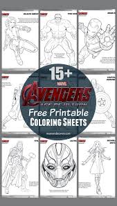 Enjoy with superheroes and supervillains that were created in comics, including batman, spiderman and superman. Avengers Age Of Ultron Free Printable Superhero Coloring Sheets Mom Endeavors