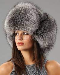 Ladies Silver Fox Full Fur Russian Hat Fur Hat World Russian Hat Fur Hat