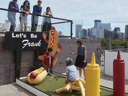 For this backyard golf course, i just scrounged through my recycling bin for odds and ends like cardboard boxes, tin cans, aluminum pie plates, and 2 liter plastic pop bottles. 13 Of The Best Mini Golf Courses Across The Country Travel Channel