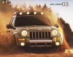 Details About 2003 Jeep Liberty Sport Renegade Limited Edition Large Dealer Sales Brochure