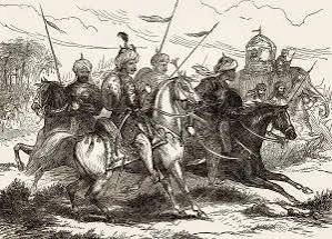 Cavalry of the Maratha Empire Print, India 1818. Art Prints, Posters & Puzzles from imageBROKER
