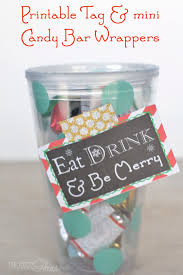 Christmas candy bar wrappers {free christmas printables}. Mini Candy Bar Christmas Wrappers Tag Our Thrifty Ideas