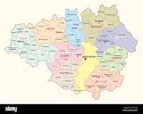 Greater manchester map hi-res stock photography and images - Alamy