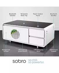 Two storage drawers keep you organized and a refrigerated drawer keeps beverages close at hand. Sobro Smart Storage Coffee Table With Refrigerated Drawer Reviews Furniture Macy S In 2021 Smart Storage Coffee Table With Storage Stylish Coffee Table