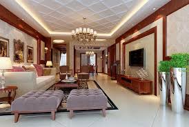 White Ceiling And Light Yellow Walls Pastoral Style Dining Room Ceiling Design Living Room Living Room Design Decor Living Room Design Modern
