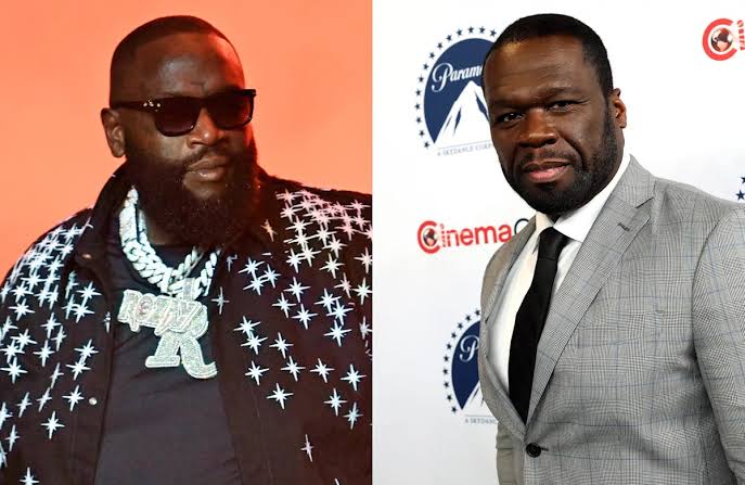 Rick Ross Jokes About Wanting to Slap 50 Cent With 'Million-Dollar' Finger