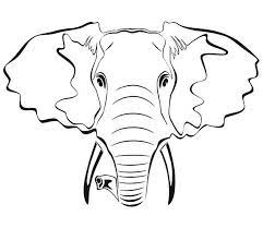 Elephant Outline Tattoo Design Elephant Outline Elephant Coloring Page Elephant Drawing