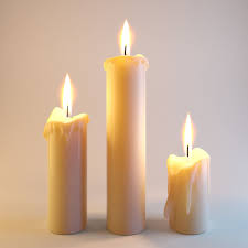 Melted Candles 3d Model 3d Model In 2020 Melting Candles Melted Candles Art Melting Candle Drawing