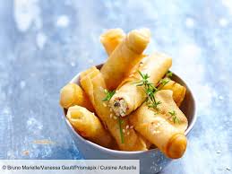 Cigares Croustillants Au Chevre Et Lard Recettes Recette En 2020 Recettes De Cuisine Recette Brick Recette