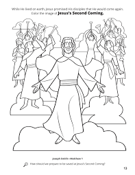 Free, printable coloring pages for adults that are not only fun but extremely relaxing. The Second Coming Of Jesus Christ