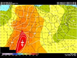 850 Mb Heights And Temps Upper Air Data