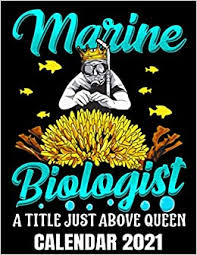 You may download these free printable 2021 calendars in pdf format. Marine Biologist A Title Just About Queen Calendar 2021 Biology Student Girl Calendar 2021 For Girls Women With Period Tracker Appointment Organizer Journal Weekly Monthly Yearly