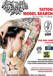 #tattoomodels™ is the first #modeling #agency for #tattooed #women and #men. Marked Mayhem Tattoo Model Search Vc Clothing
