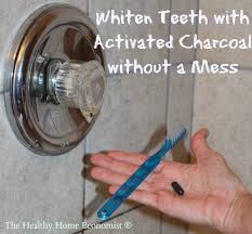 Directions for making your activated charcoal toothpaste: Whiten Teeth With Activated Charcoal Without Making A Mess