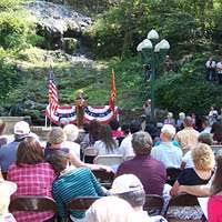 Maj. Gen. Arlan DeBlieck un veils the plaque that dedicates