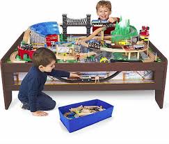 As the tops careen around the arena, they slam into one another knocking the weakest spinner in the group. Brio Train Set And Table Www Sunwize Co In