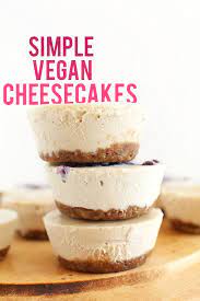 Easy Vegan Cheesecake Minimalist Baker Recipes Recipe Vegan Dessert Recipes Vegan Desserts Food Processor Recipes